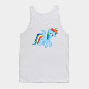 Rainbow Dash hovering Tank Top